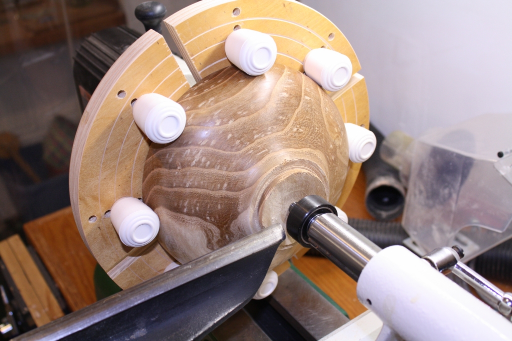 wood lathe bowl chuck