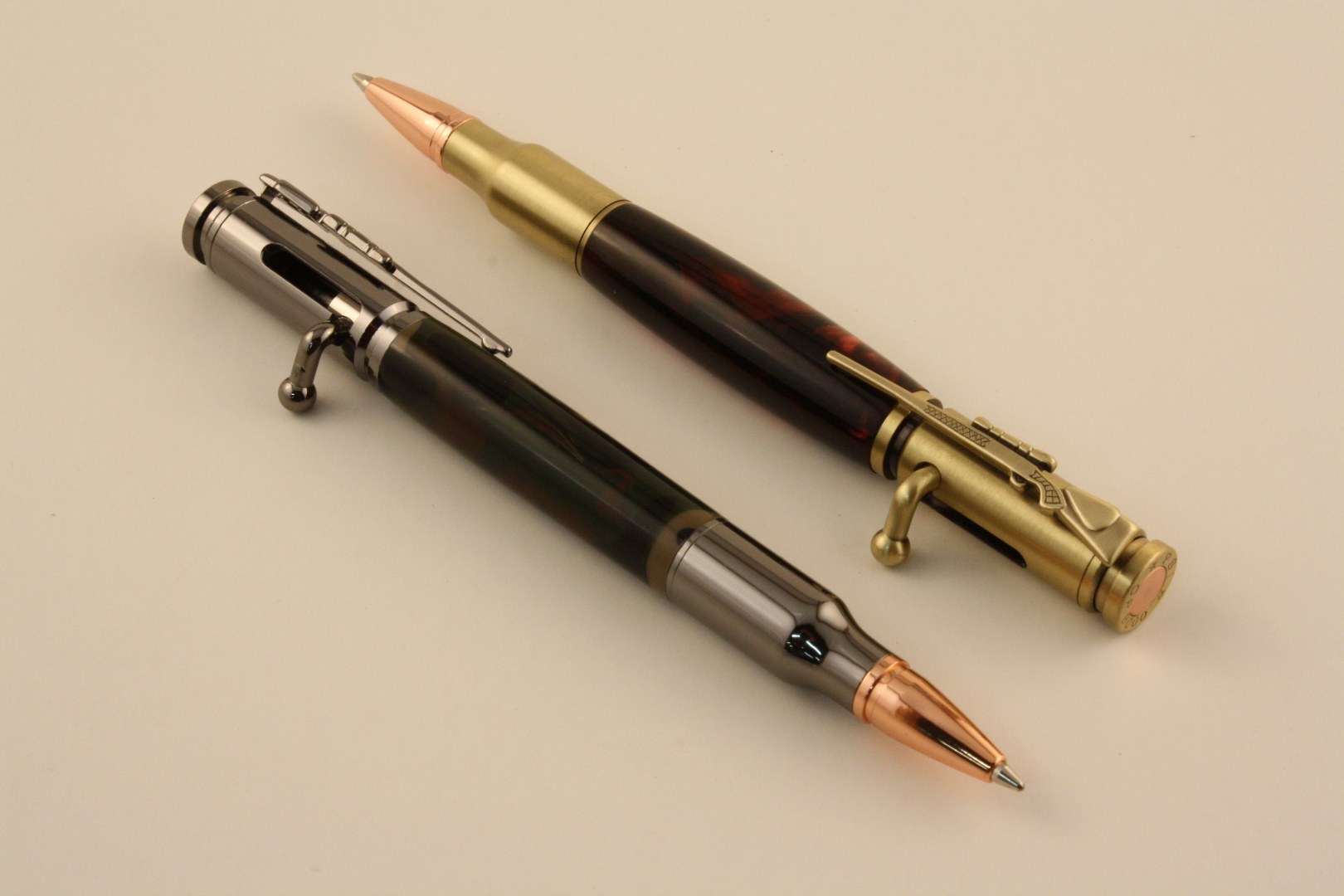 A Couple of Acrylic Bolt Action Pens