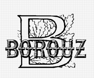 Borouz logo with maple leaf