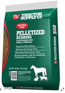 Pelletized bedding