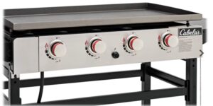 Cabela's four burner 36" griddle - four burners