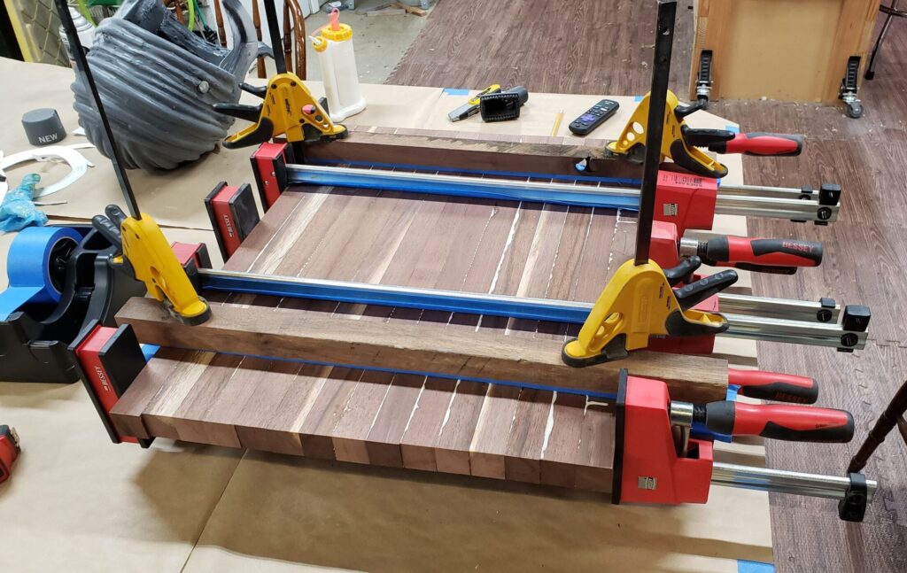 Glued and Clamped Board