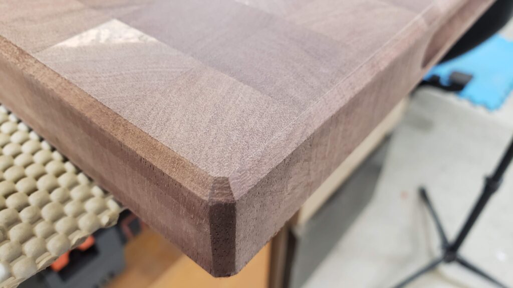 Sanded Chamfer