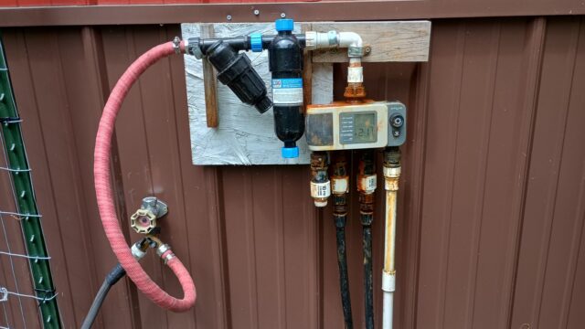 Back Garden Drip Setup