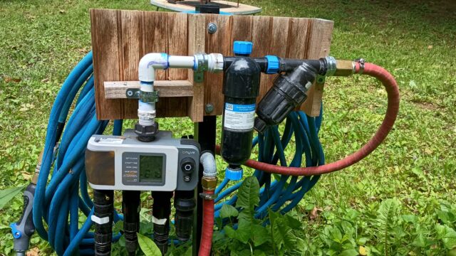 House Front Drip Setup