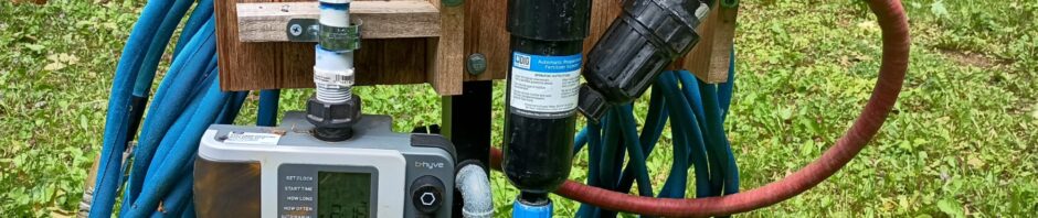 House Front Drip Setup