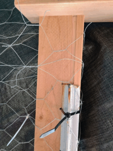 groove carved into the wood that the fence bumps fit into allowing it to be mounted smoothly