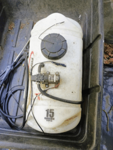 water tank in trailer 1