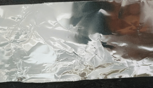 sheet of tinfoil