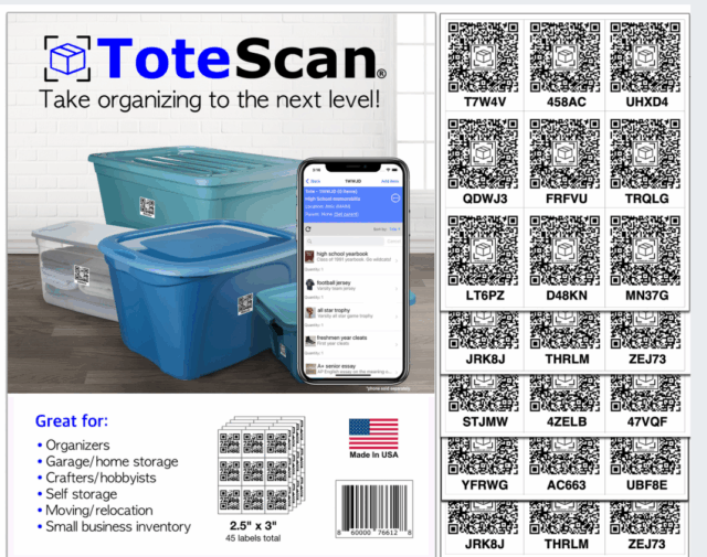 totescan label software