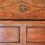 Strip And Refinish Walnut Drop Front Desk
